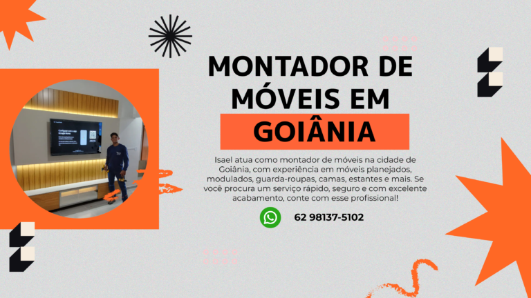 Montador de Móveis em Goiânia: montagem residencial e comercial com garantia