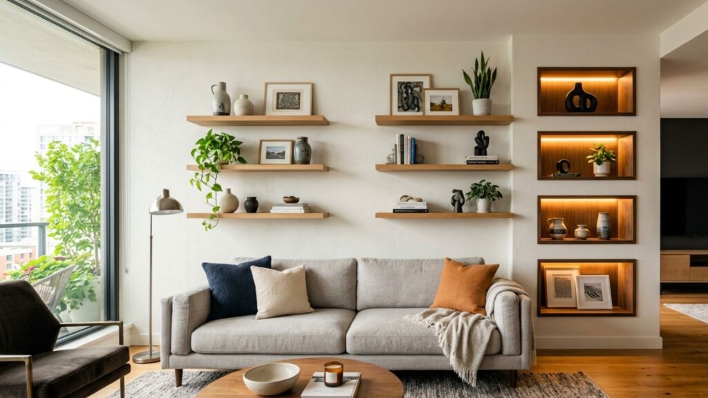 Instalação Criativa de Prateleiras e Nichos: Ideias para Decorar e Organizar os Ambientes