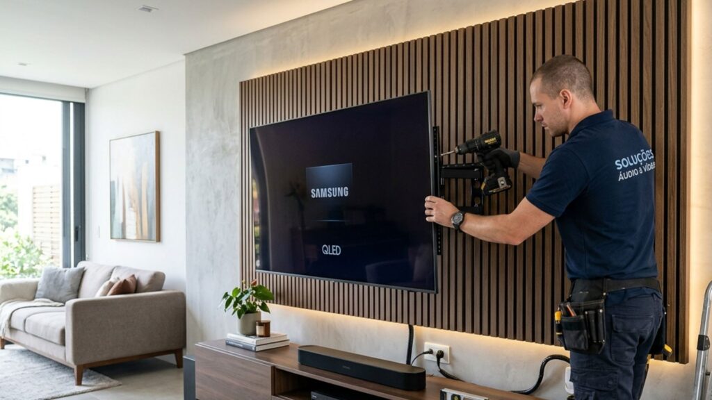 Instalação de TV na Parede Sem Complicação: Guia Completo para uma Instalação Segura e Perfeita