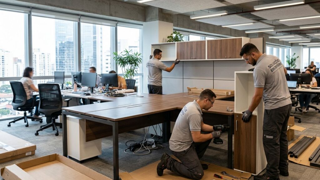 Montagem de Móveis Corporativos: Principais Desafios e Soluções para Empresas